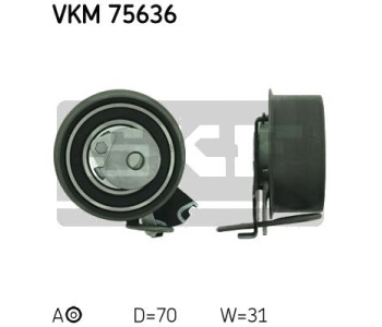 Обтяжна ролка, ангренаж SKF VKM 75636 за KIA SPORTAGE (JE, KM) от 2004 до 2010