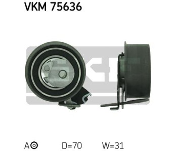 Обтяжна ролка, ангренаж SKF VKM 75636 за KIA PRO CEED (ED) от 2008 до 2013