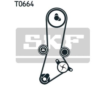 Водна помпа+ к-кт ангренажен ремък SKF VKMC 95660-3 за KIA MAGENTIS (MG) от 2005