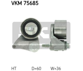 Обтяжна ролка, ангренаж SKF VKM 75685 за KIA MAGENTIS (MG) от 2005
