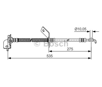 Спирачен маркуч BOSCH за HYUNDAI i30 (FD) комби от 2007 до 2012
