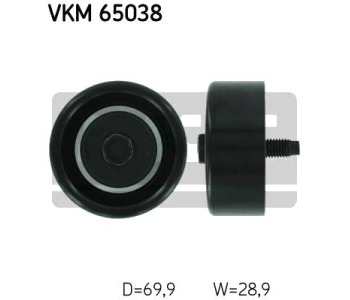 Паразитна/ водеща ролка, пистов ремък SKF VKM 65038 за KIA SPORTAGE (SL) от 2009 до 2015