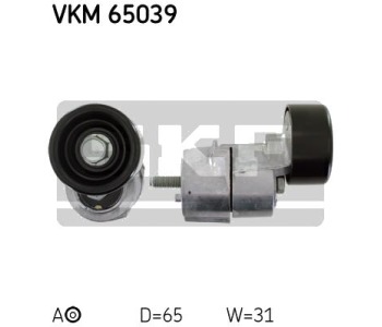 Обтящна ролка, пистов ремък SKF VKM 65039 за HYUNDAI SANTA FE III (DM) от 2012