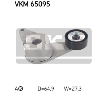 Обтящна ролка, пистов ремък SKF VKM 65095 за HYUNDAI SONATA VI (YF) от 2009 до 2015
