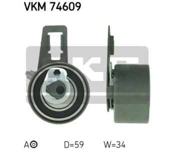 Обтяжна ролка, ангренаж SKF VKM 74609 за KIA CARNIVAL I (UP) от 1998 до 2001