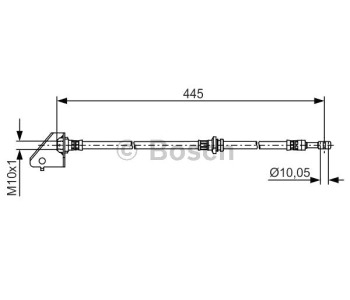 Спирачен маркуч BOSCH за HYUNDAI TUCSON (JM) от 2004 до 2010