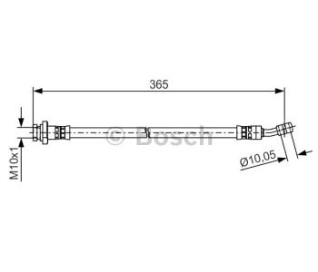 Спирачен маркуч BOSCH за HYUNDAI TUCSON (JM) от 2004 до 2010