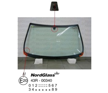 Челно стъкло NordGlass за FIAT BRAVA (182) от 1995 до 2001