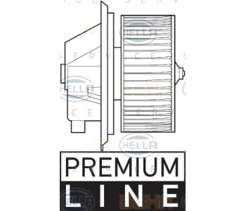 Вентилатор вътрешно пространство HELLA за FIAT TEMPRA (159) комби от 1990 до 1997