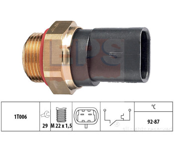 Термошалтер, вентилатор на радиатора EPS 1.850.187 за FIAT PUNTO (176) от 1993 до 1999