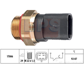 Термошалтер, вентилатор на радиатора EPS 1.850.187 за FIAT TEMPRA (159) от 1990 до 1996