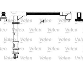 Комплект запалителни кабели VALEO за FIAT BRAVA (182) от 1995 до 2001