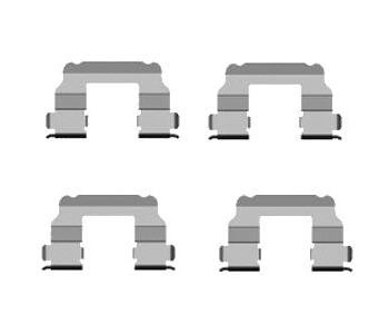 Комплект принадлежности дискови накладки DELPHI за FIAT CROMA (194) от 2005 до 2011