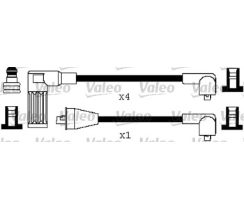 Комплект запалителни кабели VALEO за FIAT UNO (146) от 1983 до 1995