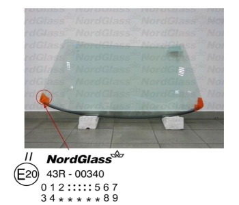 Челно стъкло NordGlass за FIAT UNO (146) от 1983 до 1995