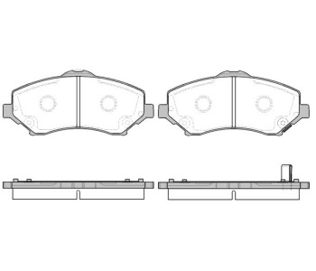 Комплект спирачни накладки ROADHOUSE за FIAT FREEMONT (345) от 2011