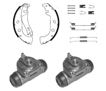 Комплект спирачни челюсти DELPHI за FIAT MULTIPLA (186) от 1999 до 2010