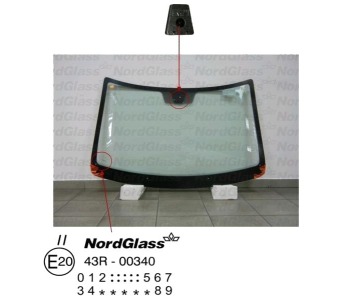 Челно стъкло NordGlass за FIAT PANDA (169) от 2003 до 2012