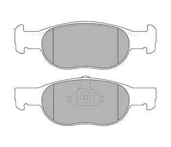 Комплект спирачни накладки DELPHI за FIAT PUNTO (188) от 1999 до 2012