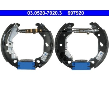 Комплект спирачни челюсти ATE за FIAT PUNTO (188) от 1999 до 2012
