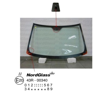 Челно стъкло NordGlass за FIAT PUNTO (188) от 1999 до 2012