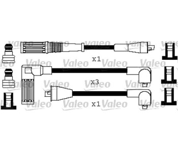 Комплект запалителни кабели VALEO за FIAT UNO (146) от 1983 до 1995
