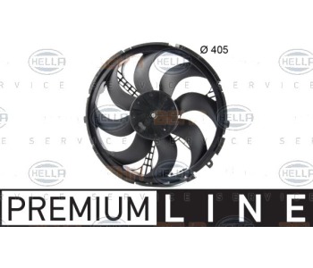Вентилатор, охлаждане на двигателя HELLA 8EW 351 039-551 за FIAT STILO (192) от 2001 до 2006