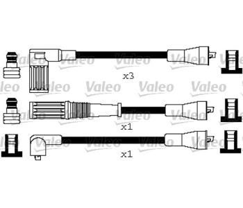 Комплект запалителни кабели VALEO за FIAT TIPO (160) от 1987 до 1995