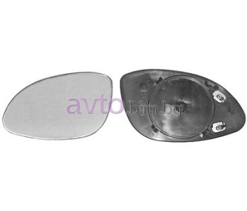 Стъкло за огледало дясно изпъкнало с подгрев за заместител за OPEL VECTRA B (J96) седан от 1995 до 2002
