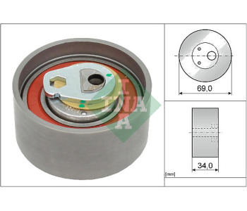 Обтяжна ролка, ангренаж INA 531 0505 10 за IVECO DAILY III товарен от 1997 до 2007