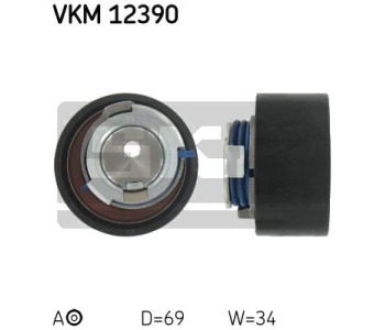 Обтяжна ролка, ангренаж SKF VKM 12390 за FIAT DUCATO (250) товарен от 2006