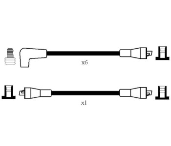 Комплект запалителни кабели NGK за JAGUAR XJ от 1968 до 1993