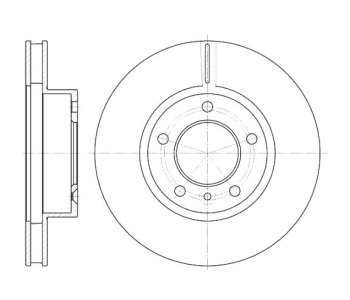 Спирачен диск вентилиран Ø291mm за JAGUAR XJ (X300, X330) от 1994 до 1997
