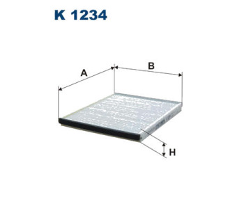 Филтър купе (поленов филтър) FILTRON K 1234 за CHEVROLET AVEO (T250, T255) хечбек от 2007