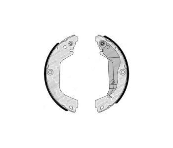 Комплект спирачни челюсти FERODO за CHEVROLET CRUZE (J300) от 2009 до 2015