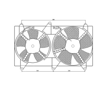 Вентилатор охлаждане на двигателя P.R.C