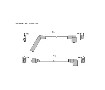 Комплект запалителни кабели STARLINE за CHRYSLER VOYAGER (GS) от 1995 до 2001