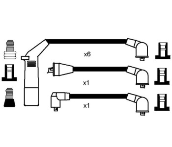 Комплект запалителни кабели NGK за CHRYSLER VOYAGER II (ES) от 1990 до 1995