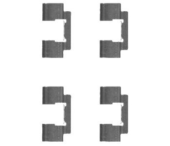 Комплект принадлежности дискови накладки DELPHI за CHRYSLER PT CRUISER (PT_) Estate от 2000 до 2010
