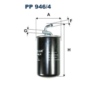Горивен филтър FILTRON PP 946/4 за DODGE JOURNEY от 2008 до 2011