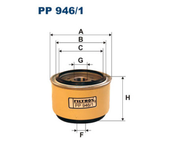 Горивен филтър FILTRON PP 946/1 за CHRYSLER VOYAGER (GS) от 1995 до 2001