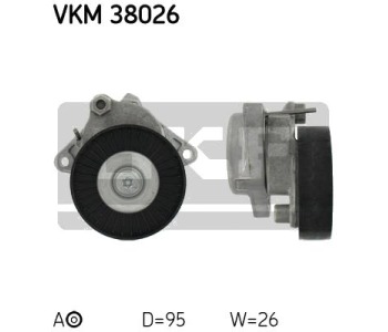 Обтящна ролка, пистов ремък SKF VKM 38026 за MERCEDES CLS (W219, C219) от 2004 до 2011