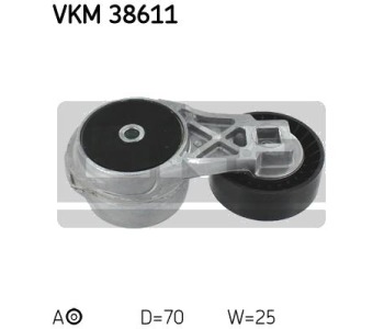 Обтящна ролка, пистов ремък SKF VKM 38611 за DODGE CARAVAN (RG) от 2000 до 2007