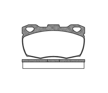 Комплект спирачни накладки ROADHOUSE за LAND ROVER 90/110 (DHMC) от 1983 до 1990