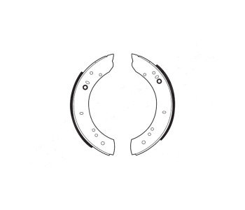 Комплект спирачни челюсти FERODO за LAND ROVER DEFENDER (L316) пикап от 1995 до 2016