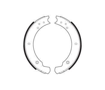 Комплект спирачни челюсти FERODO за LAND ROVER DEFENDER (L316) пикап от 1995 до 2016