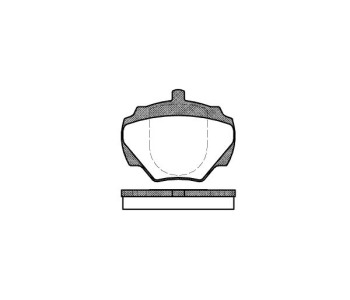 Комплект спирачни накладки ROADHOUSE за LAND ROVER DEFENDER (L316) пикап от 1995 до 2016