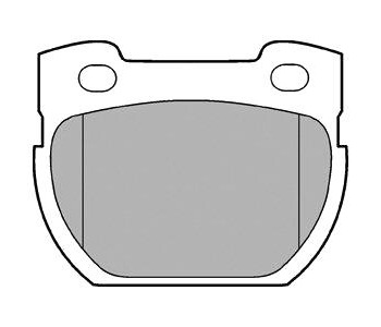 Комплект спирачни накладки DELPHI за LAND ROVER DEFENDER (L316) пикап от 1995 до 2016
