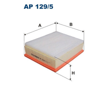 Въздушен филтър FILTRON AP 129/5 за LAND ROVER DEFENDER (L316) комби от 1990 до 2016