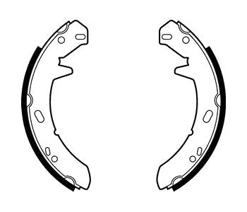 Комплект спирачни челюсти DELPHI за LAND ROVER RANGE ROVER II (P38A) от 1994 до 2002